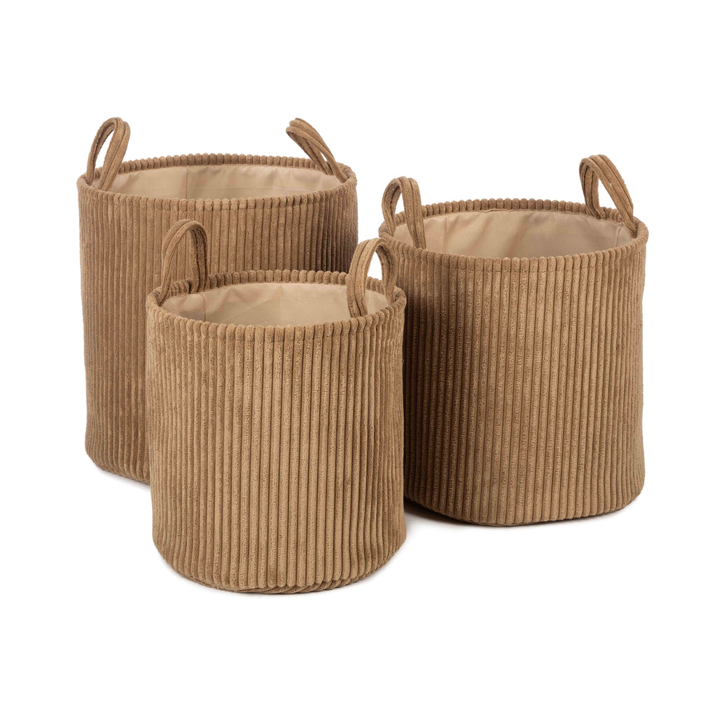 KidsDepot Ebby, mand zand set van 3 - Home & Garden > Decor > Baskets
