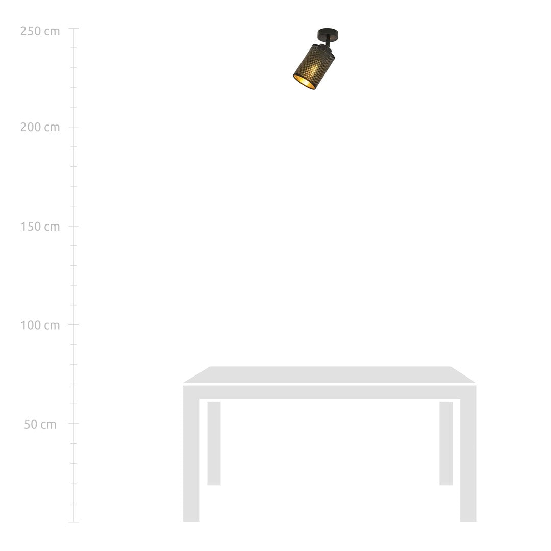 Droppery BRONX 1 ZWART - Home & Garden > Lighting > Lamps