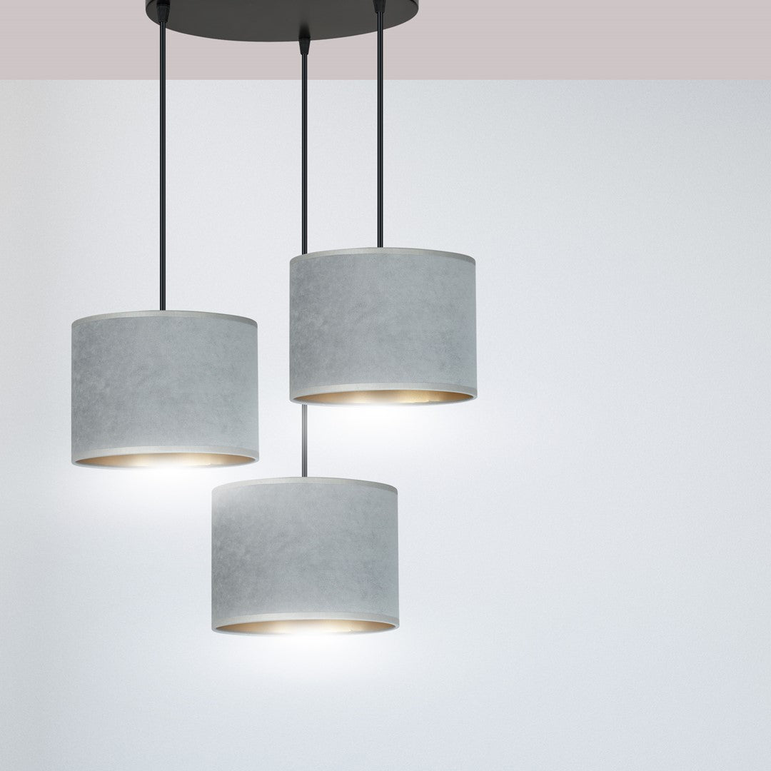 Droppery HILDE 3 BL PREMIUM GRIJS - Home & Garden > Lighting > Lighting Fixtures > Ceiling Light Fixtures