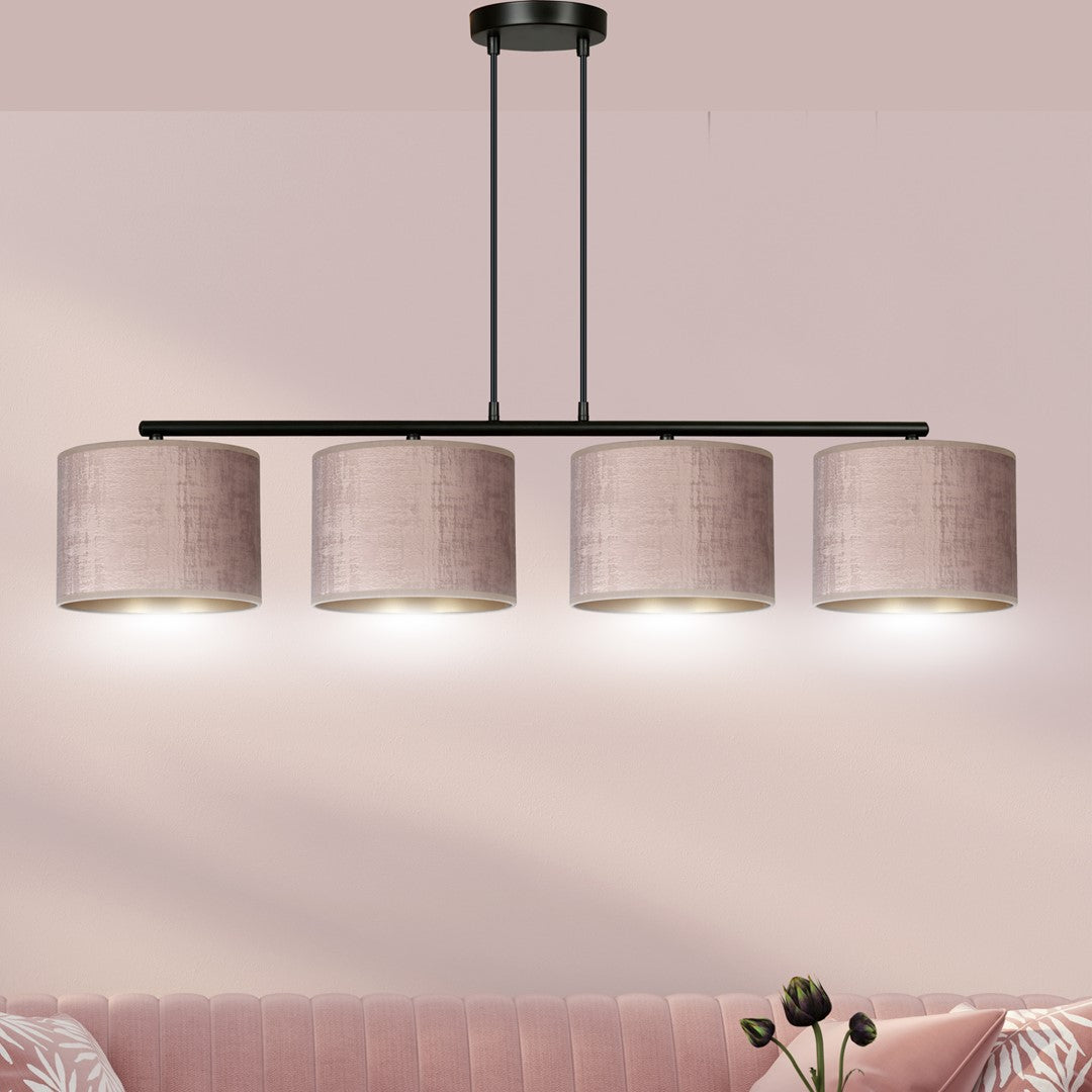 Droppery HILDE hanglamp 4 BL/ ROZE - Home & Garden > Lighting > Lighting Fixtures > Chandeliers