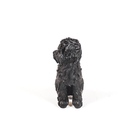 Housevitamin Ornament - Labradoodle Hond - Polyresin - Zwart - 16x23,5cm - Home & Garden > Decor