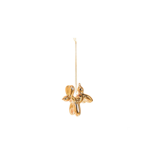 Ornament - Ballonnenhanger - Keramiek - Goud - 6,5x3x6cm Housevitamin