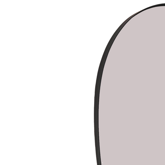 Housevitamin Spiegel - Organisch - Metaal - Zwart - 46x2,5x71cm - Home & Garden > Decor > Mirrors