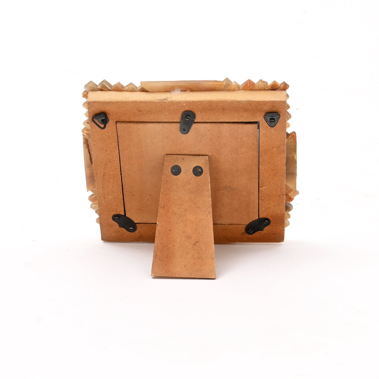 Rustieke Handgemaakte Mozaïek Houten Fotolijst | Natuurlijke Houten Fotolijst | Wand- en Tafeldecoratie | Landelijk Boheems G ExpoBazaar