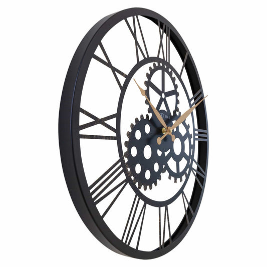 Roman Wall Clock - 50cm - Silent - Large - Metal - "Birmingham" Wall clock NeXtime Clocks