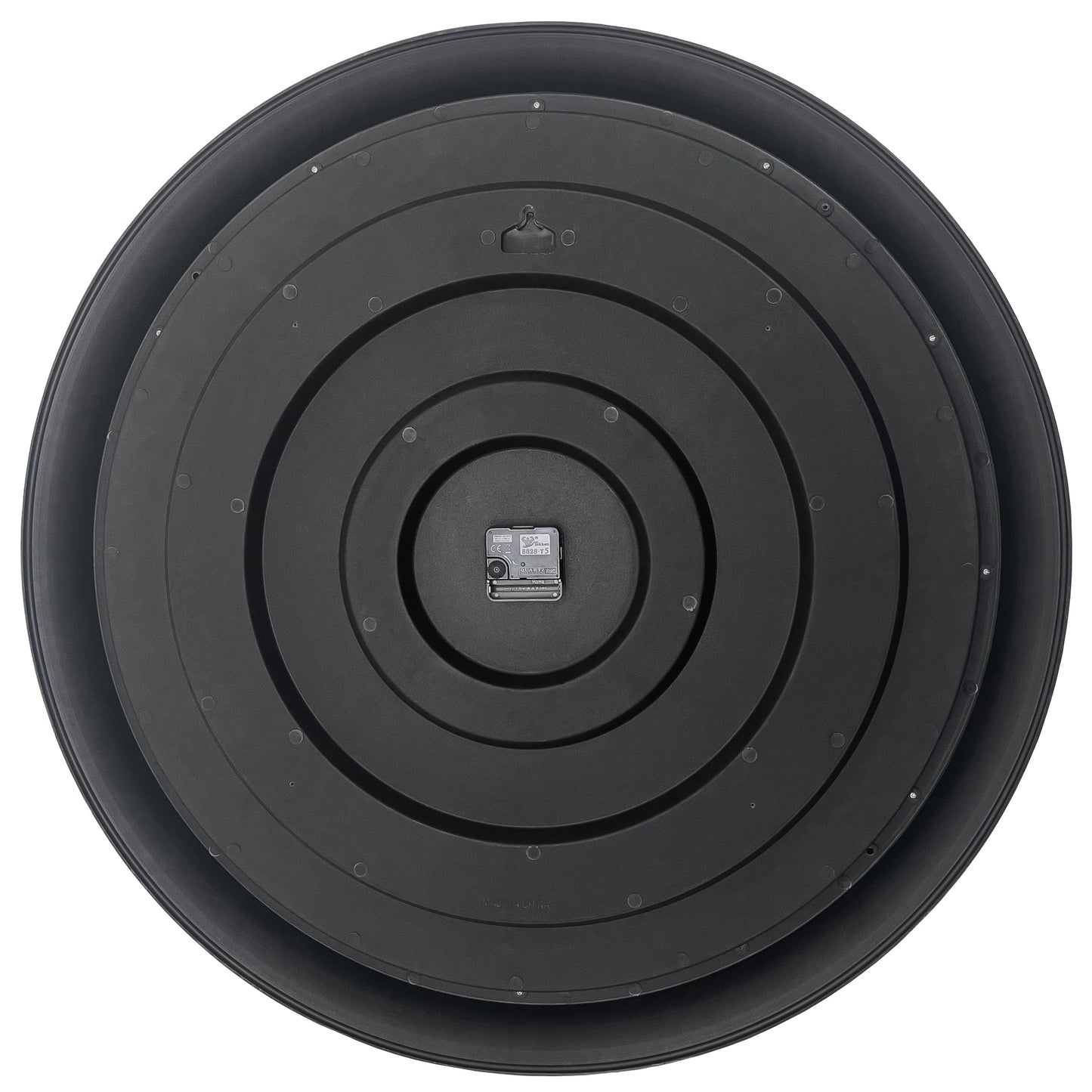 Wall clock 76cm-Black/Grey-Plastic-NeXtime 'Chopin Large' Wall Clock NeXtime Clocks