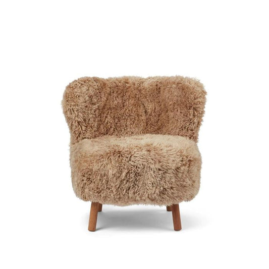Sheepskin Lounge Chair with Long Hair Wool