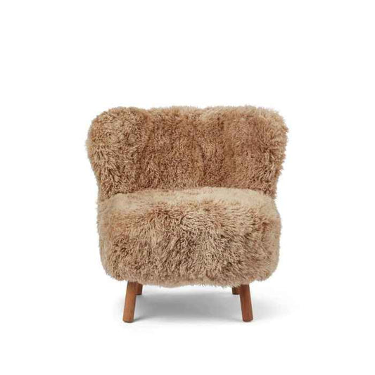 Sheepskin Lounge Chair with Long Hair Wool
