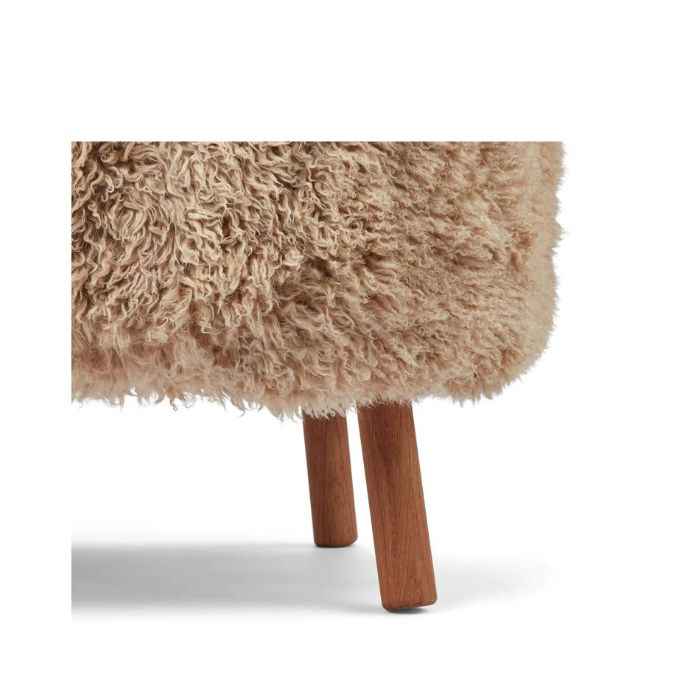 Sheepskin Lounge Chair with Long Hair Wool