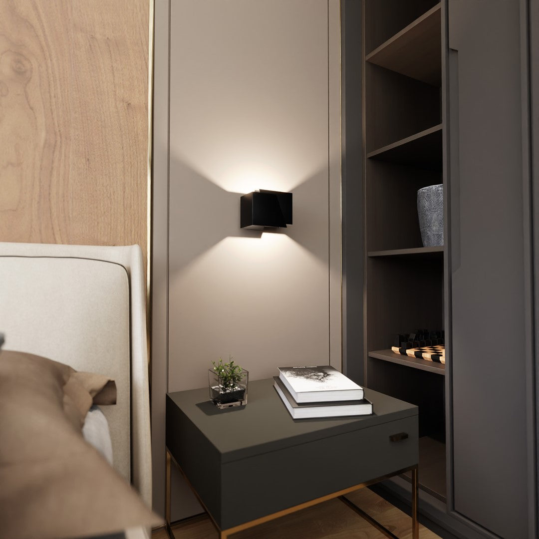 Droppery Frost wandlamp ijzig zwart - Home & Garden > Lighting > Lighting Fixtures > Wall Light Fixtures