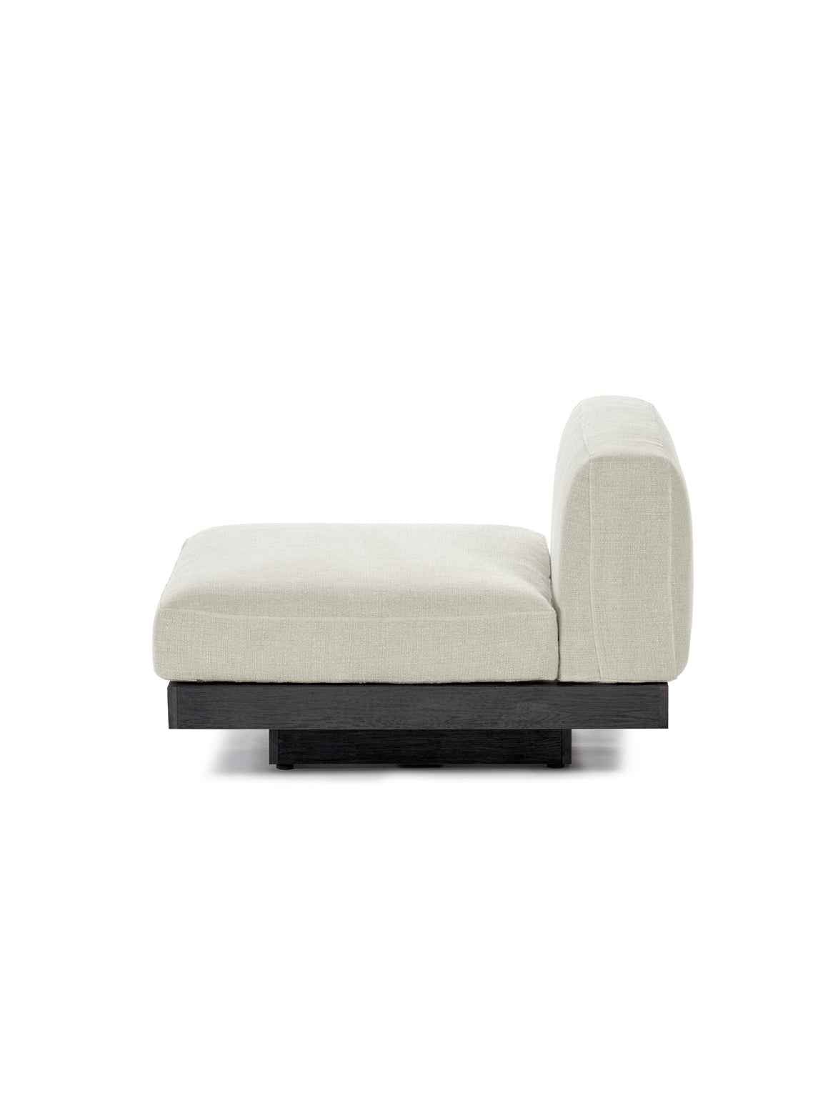 Rudolph Black Beige Sofa Bench