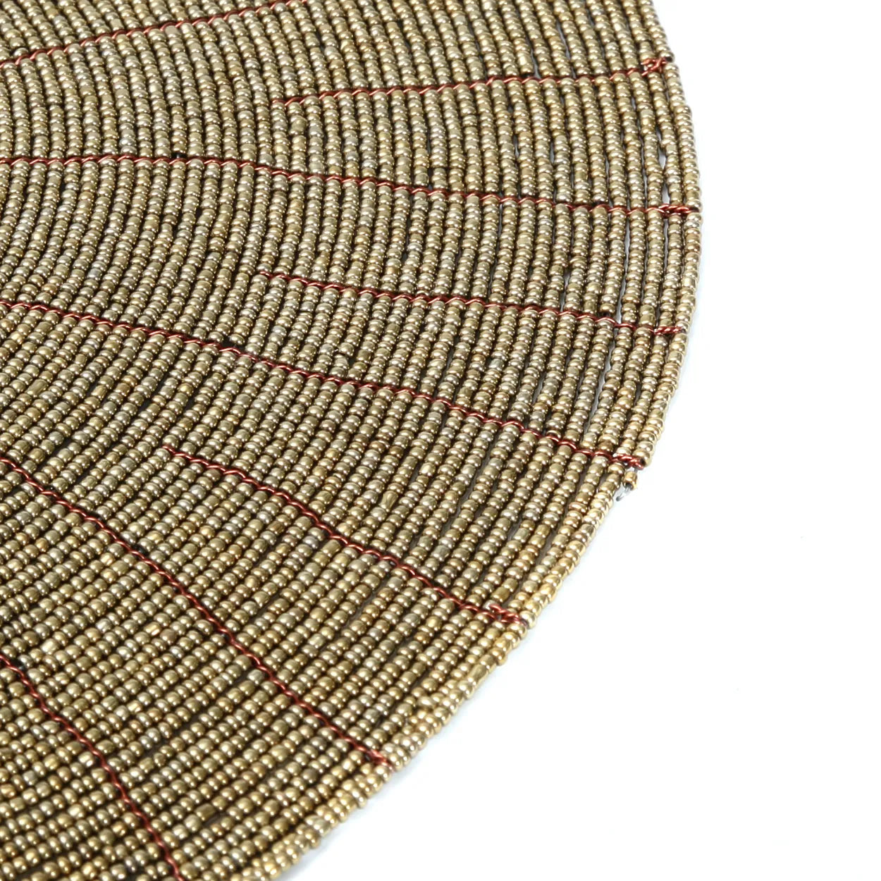 Bazar Bizar De Kralen Placemat - Goud - Home & Garden > Linens & Bedding > Table Linens > Placemats