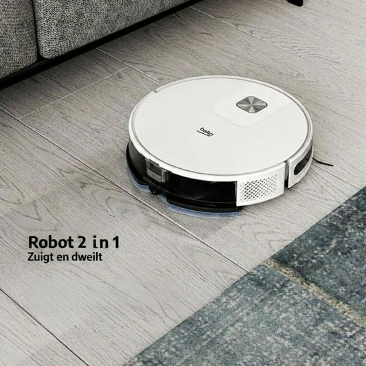 BEKO VRR60314VW - 2-in-1 Connected Robot Vacuum Cleaner - 150-minute battery life - 2000 pa - White