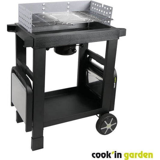 Houtskoolbarbecue - COOK'IN GARDEN - EASY 60 - Zwart - Daza-living
