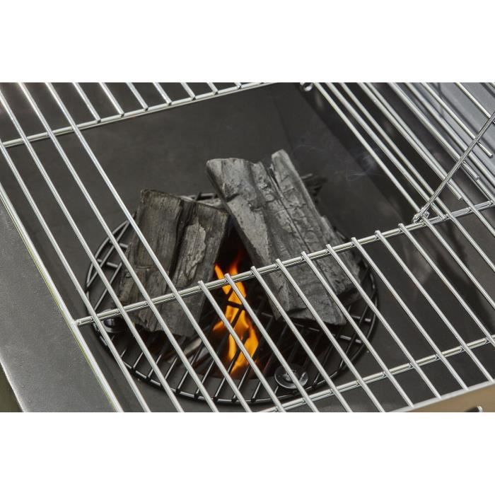 Houtskoolbarbecue - COOK'IN GARDEN - EASY 60 - Zwart - Daza-living