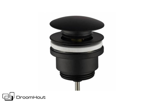 Clickwaste Universeel Mat Zwart Voor Badkamermeubel En Waskom DroomHout