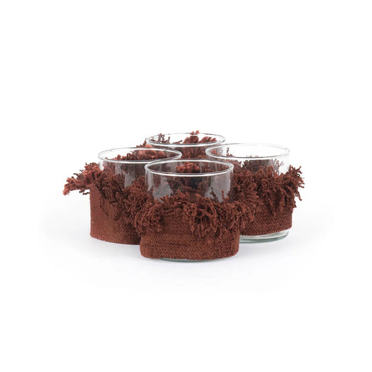 Der Oh My Gee Kerzenhalter - BurgundyVelvet - S