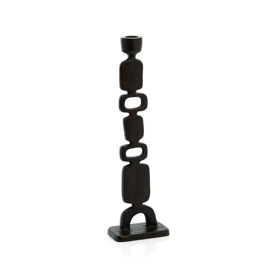 De Totemo kaarsenhouder - Zwart - L
