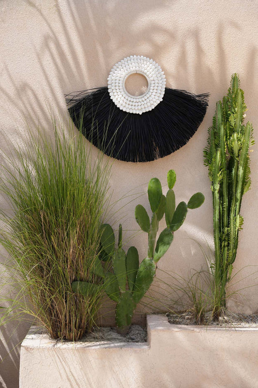Bazar Bizar De Shell Alang Alang - Zwart - Home & Garden > Decor