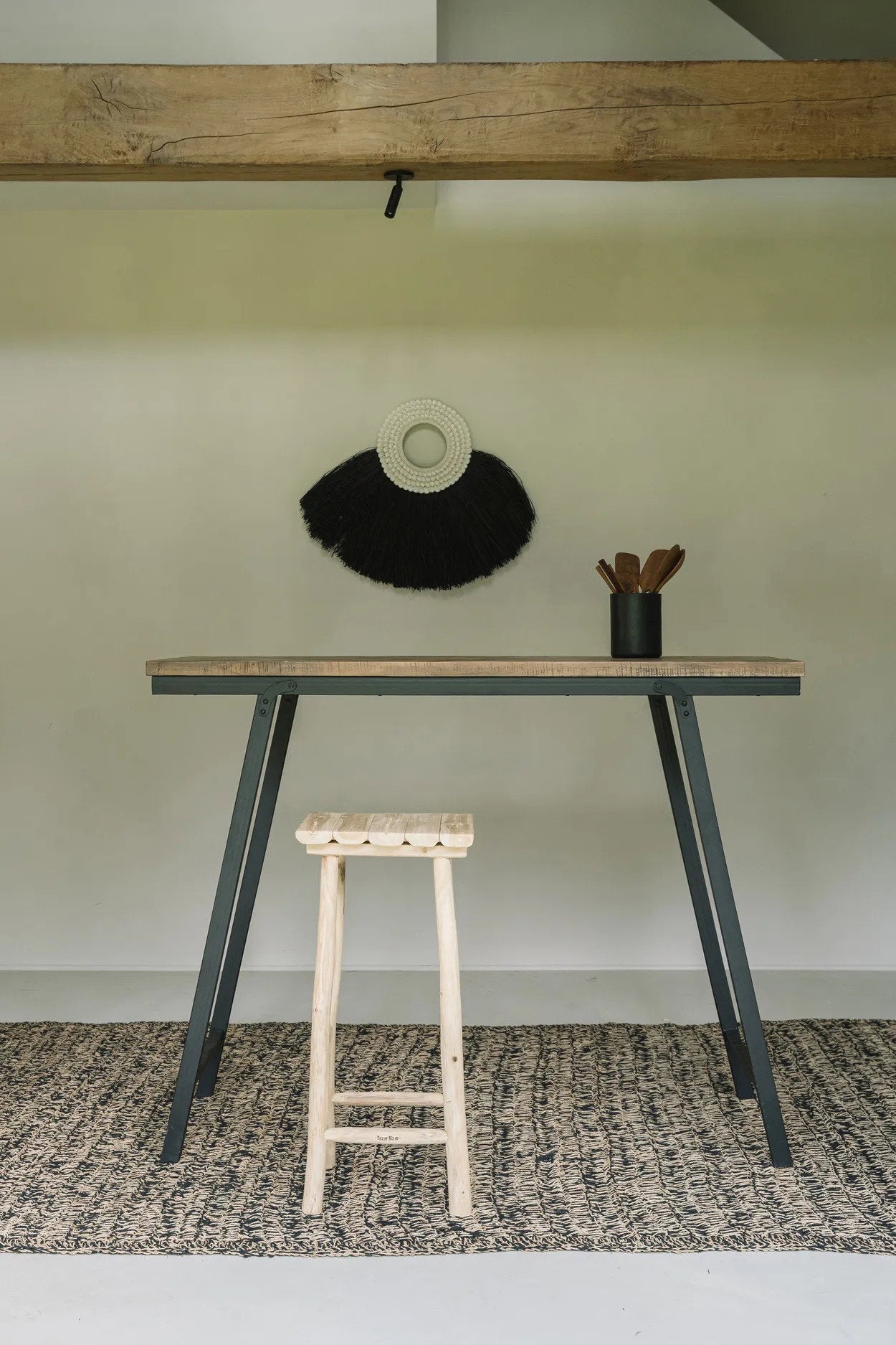 Bazar Bizar De Shell Alang Alang - Zwart - Home & Garden > Decor