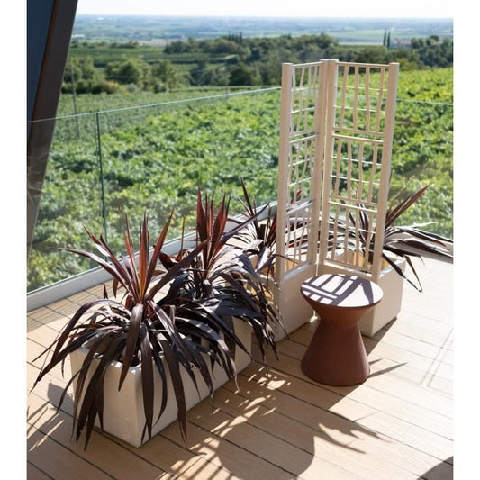 STEFANPLAST Ethica rechthoekige bloembak 80 cm krijt - Home & Garden > Plants