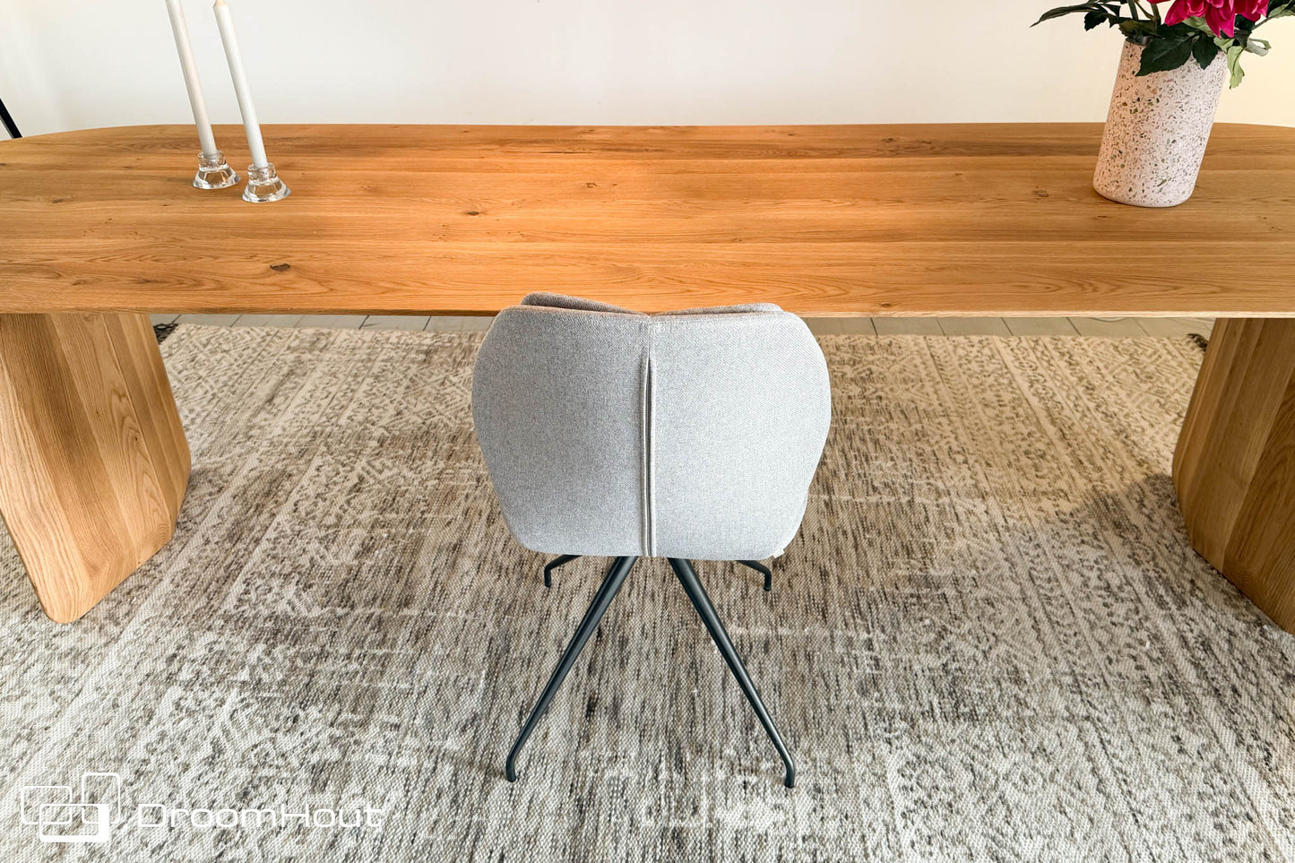 Stoel Mood#91 met kussen Mobitec - HipHop silver - 1 stuk