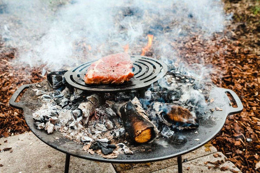 Vuurschaal Bakplaat Gietijzer met Pootjes 44 cm