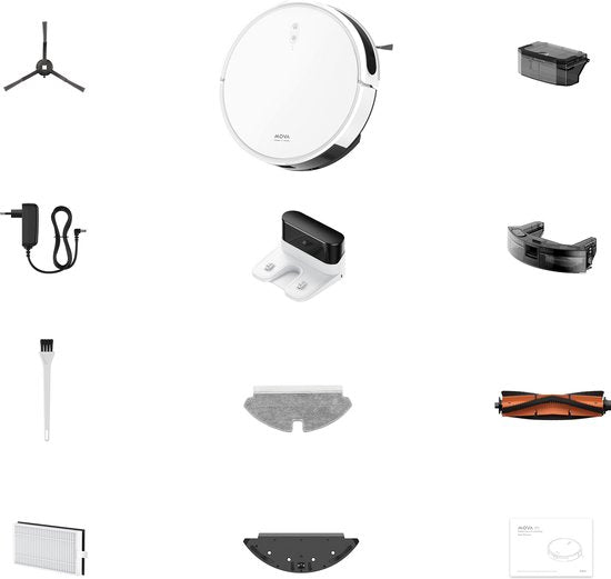 MOVA DREAME Mova M1 - Robotstofzuiger en dweil - 4500 Pa - 300 ml - Wit -