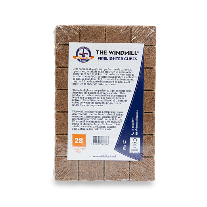 The Windmill Aanmaakblokjes 32 stuks Vuur & Rook