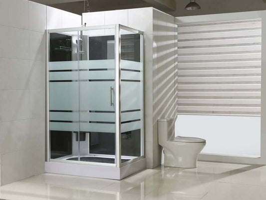 Thermo Complete Douchecabine Wiesbaden 120x90x218 cm 5 mm (Links)