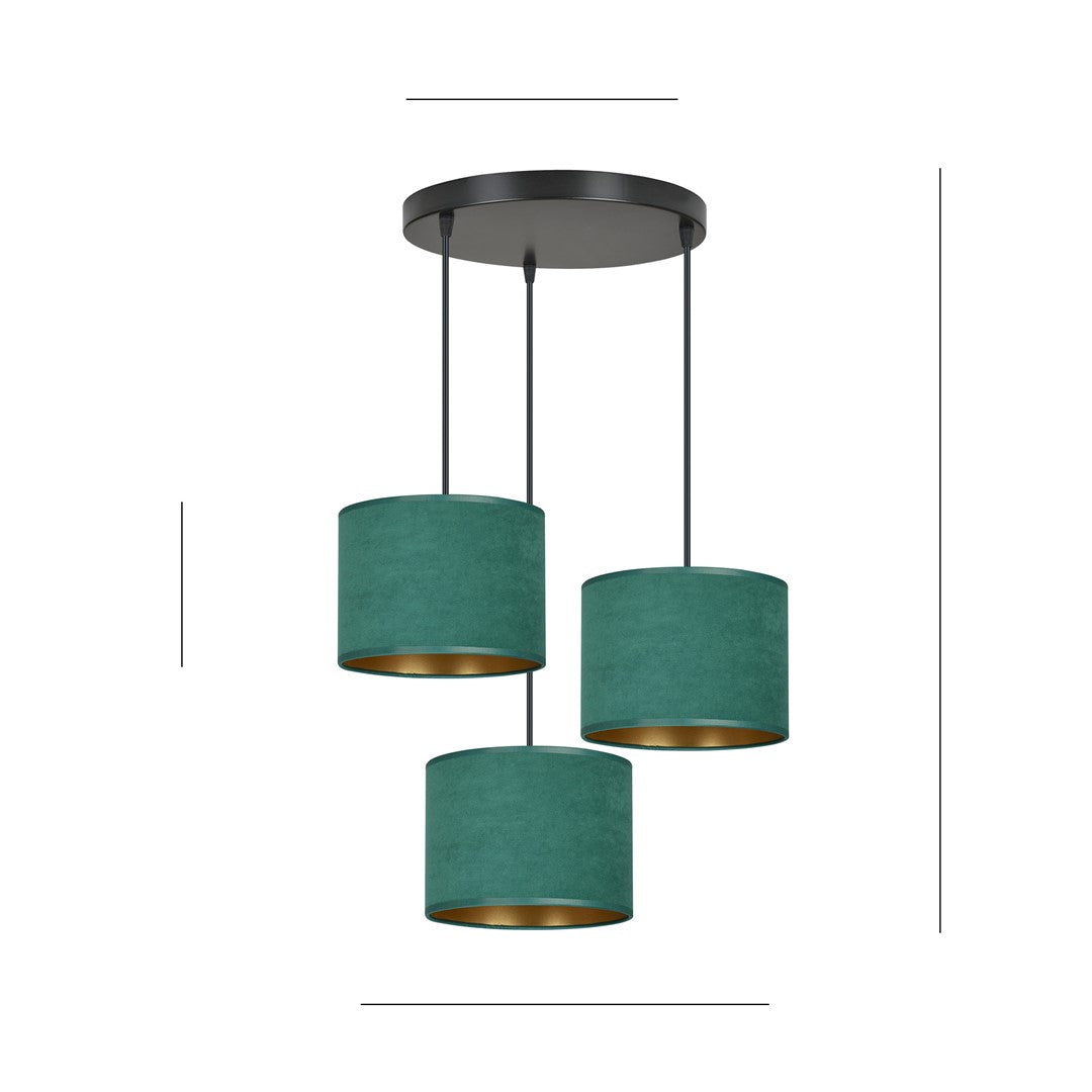 Droppery HILDE 3 BL PREMIUM GROEN - Home & Garden > Lighting > Lamps