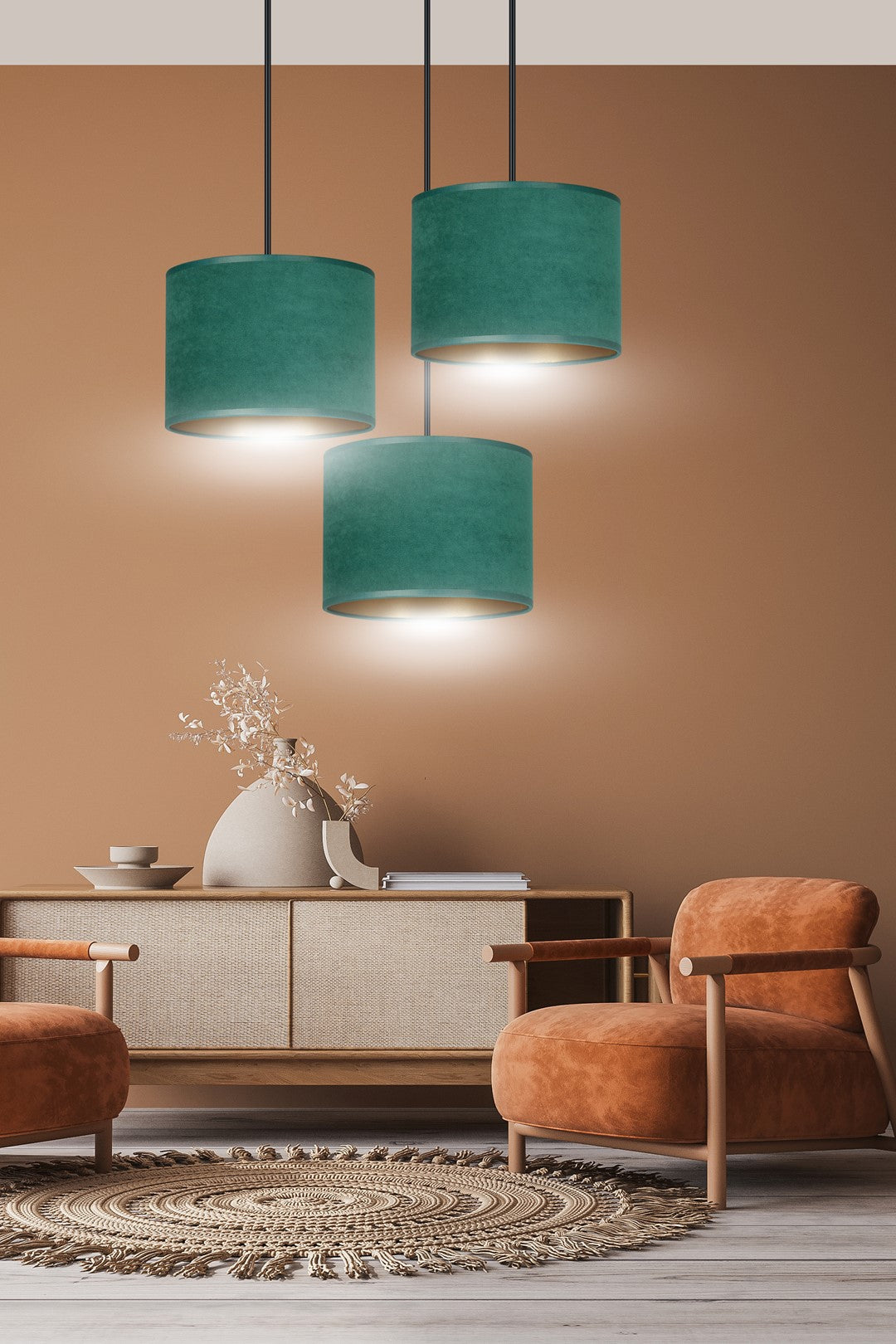 Droppery HILDE 3 BL PREMIUM GROEN - Home & Garden > Lighting > Lamps