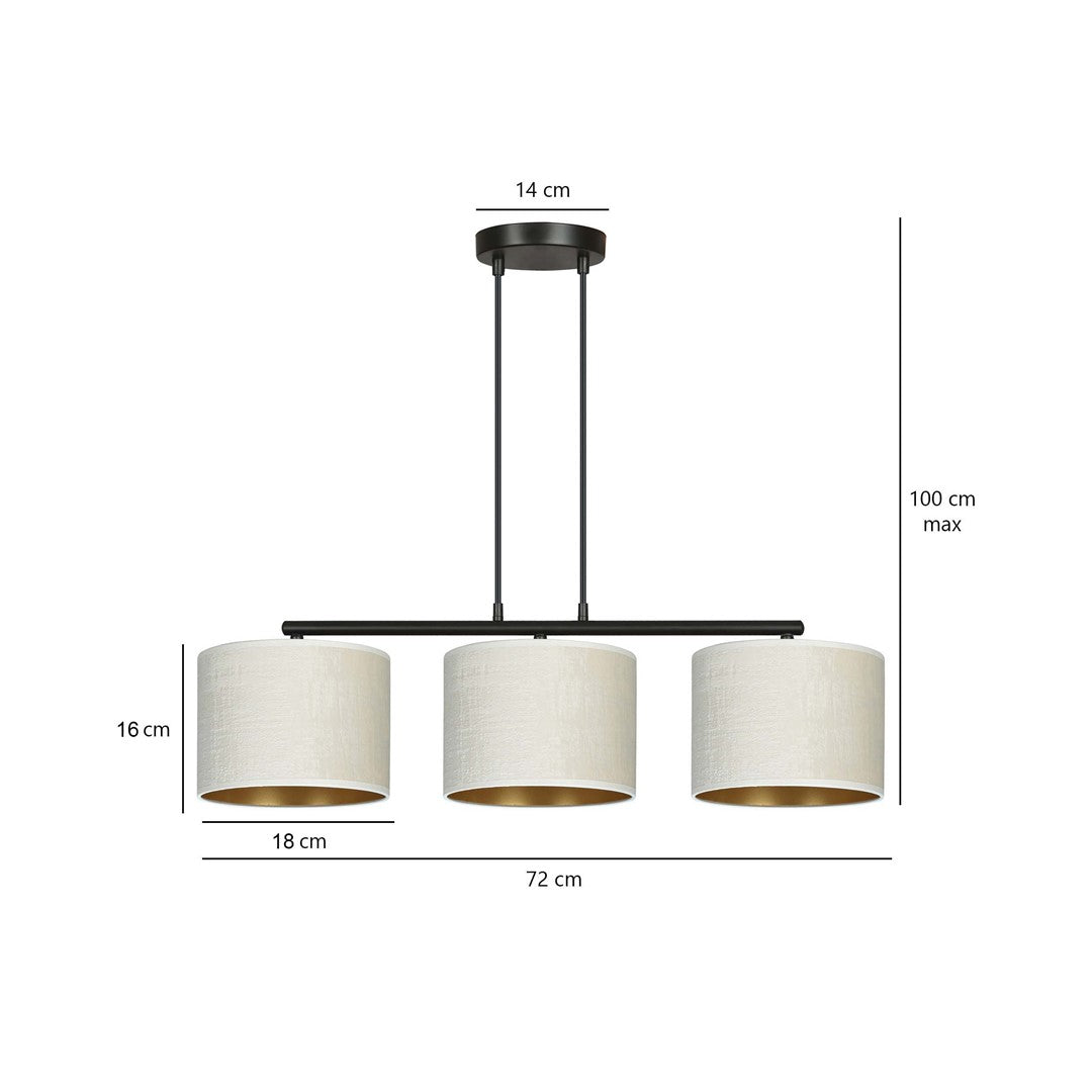 Droppery HILDE 3 BLANCO - Home & Garden > Lighting > Lamps