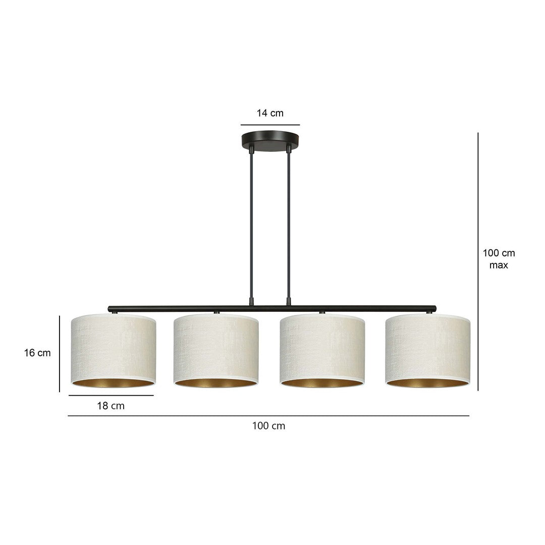 Droppery HILDE 4 BLANCO - Home & Garden > Lighting > Lamps