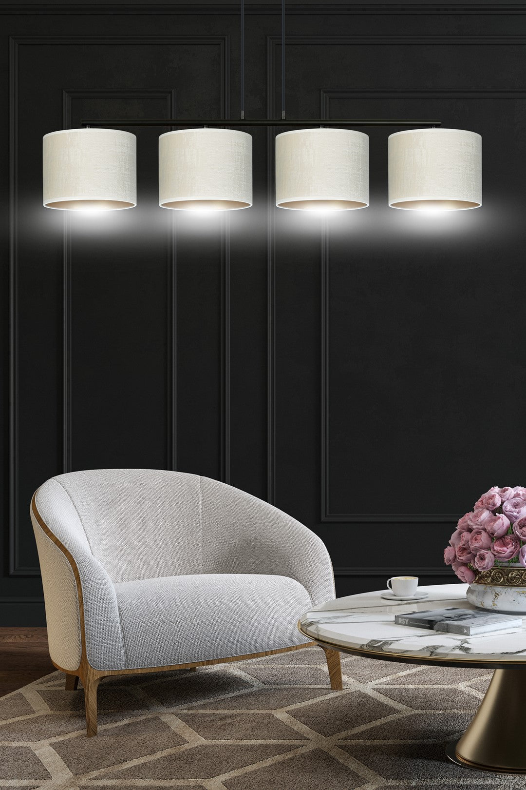 Droppery HILDE 4 BLANCO - Home & Garden > Lighting > Lamps