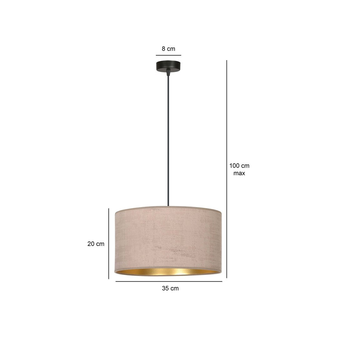 Droppery HILDE hanglamp 1 BL / ROZE - Home & Garden > Lighting > Lighting Fixtures > Ceiling Light Fixtures