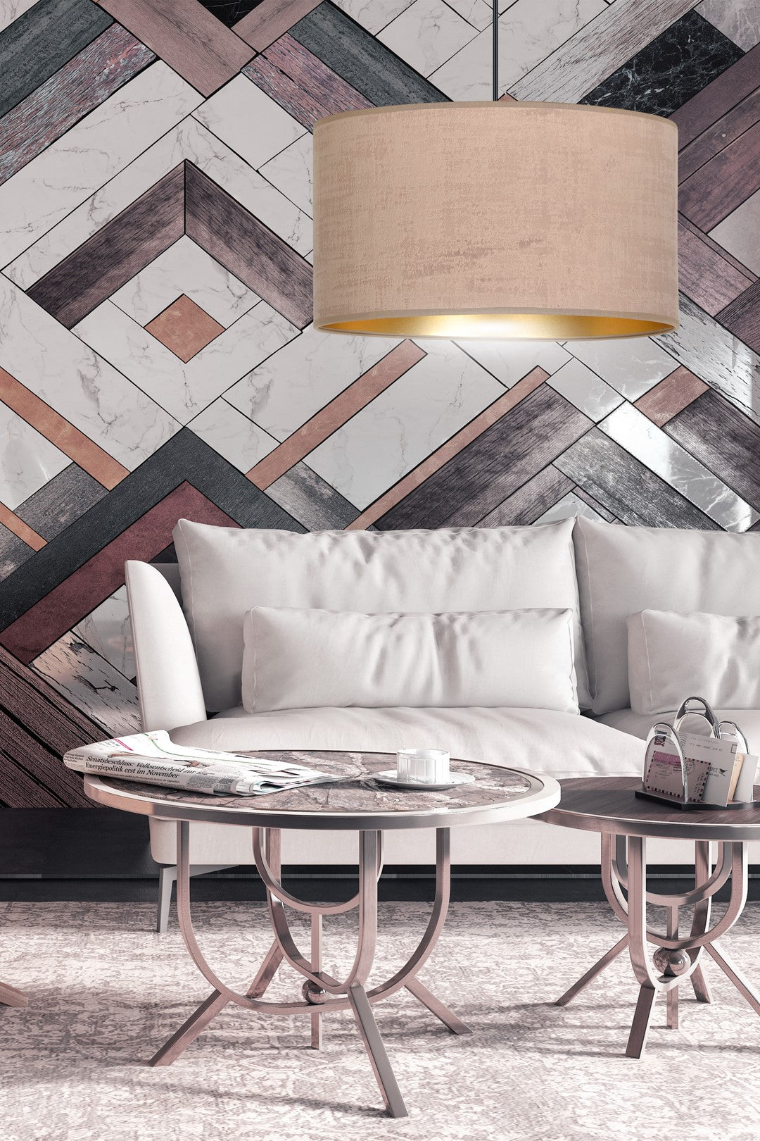 Droppery HILDE hanglamp 1 BL / ROZE - Home & Garden > Lighting > Lighting Fixtures > Ceiling Light Fixtures