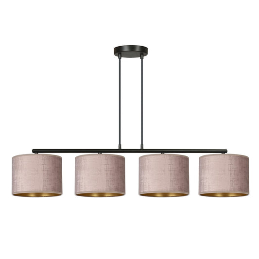 Droppery HILDE hanglamp 4 BL/ ROZE - Home & Garden > Lighting > Lighting Fixtures > Chandeliers