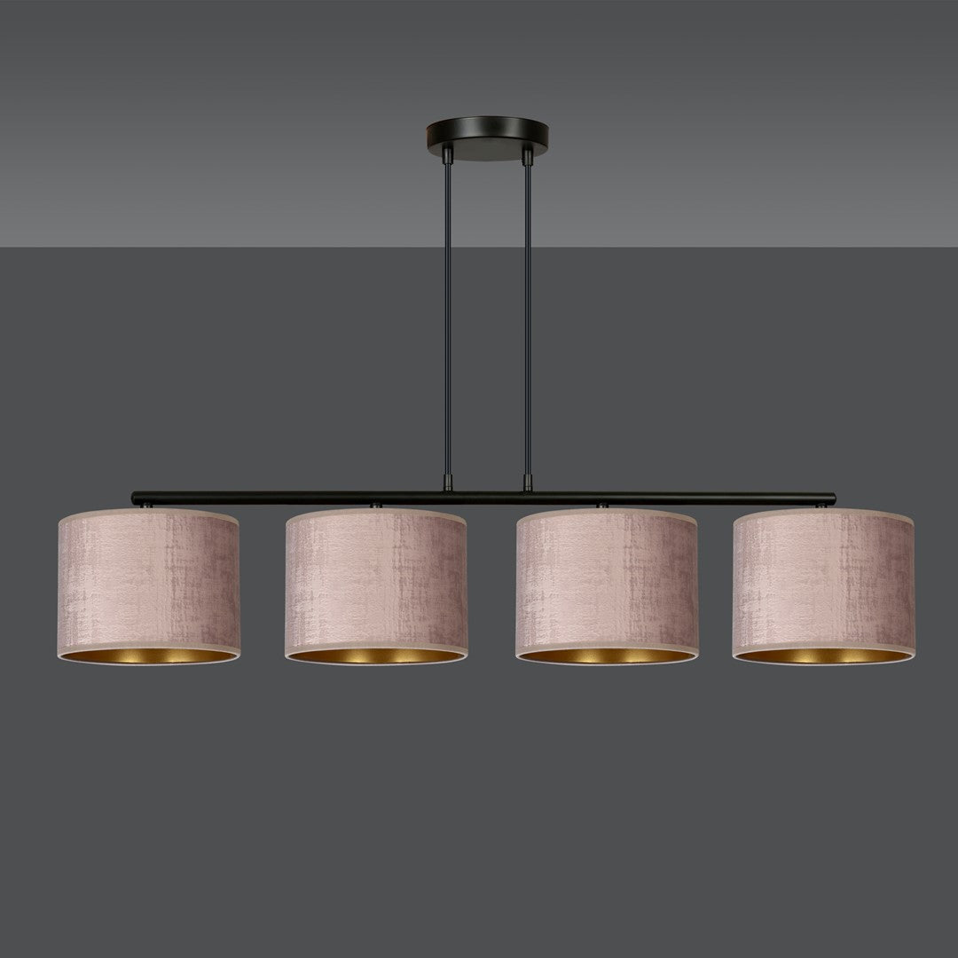 Droppery HILDE hanglamp 4 BL/ ROZE - Home & Garden > Lighting > Lighting Fixtures > Chandeliers