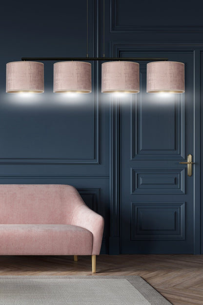 Droppery HILDE hanglamp 4 BL/ ROZE - Home & Garden > Lighting > Lighting Fixtures > Chandeliers