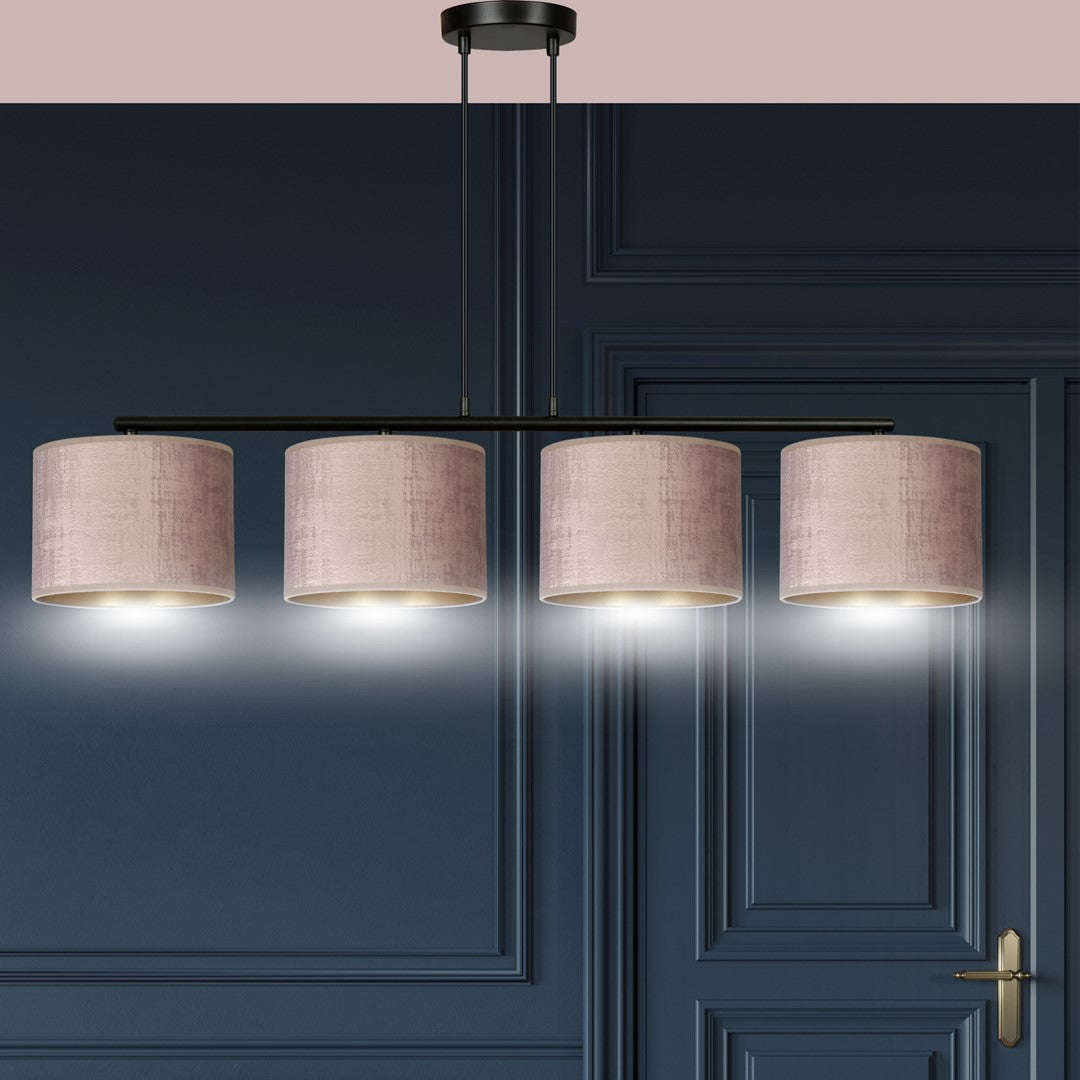 Droppery HILDE hanglamp 4 BL/ ROZE - Home & Garden > Lighting > Lighting Fixtures > Chandeliers