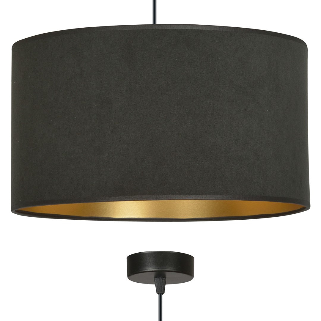 Droppery HILDE 1 BL ZWART - Home & Garden > Lighting Accessories > Lamp Shades
