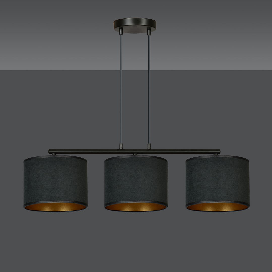 Droppery HILDE 3 BL ZWART - Home & Garden > Lighting > Lamps