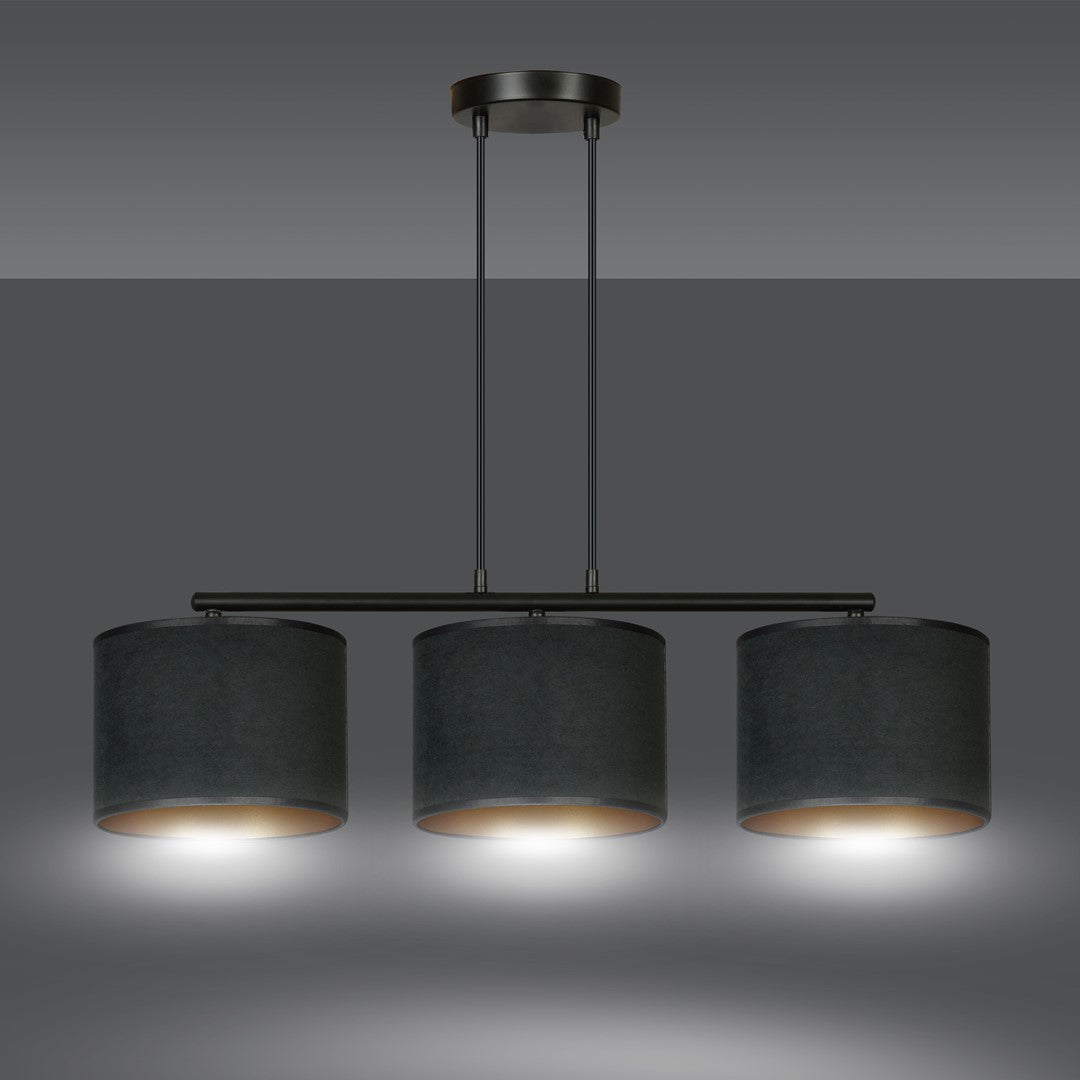 Droppery HILDE 3 BL ZWART - Home & Garden > Lighting > Lamps