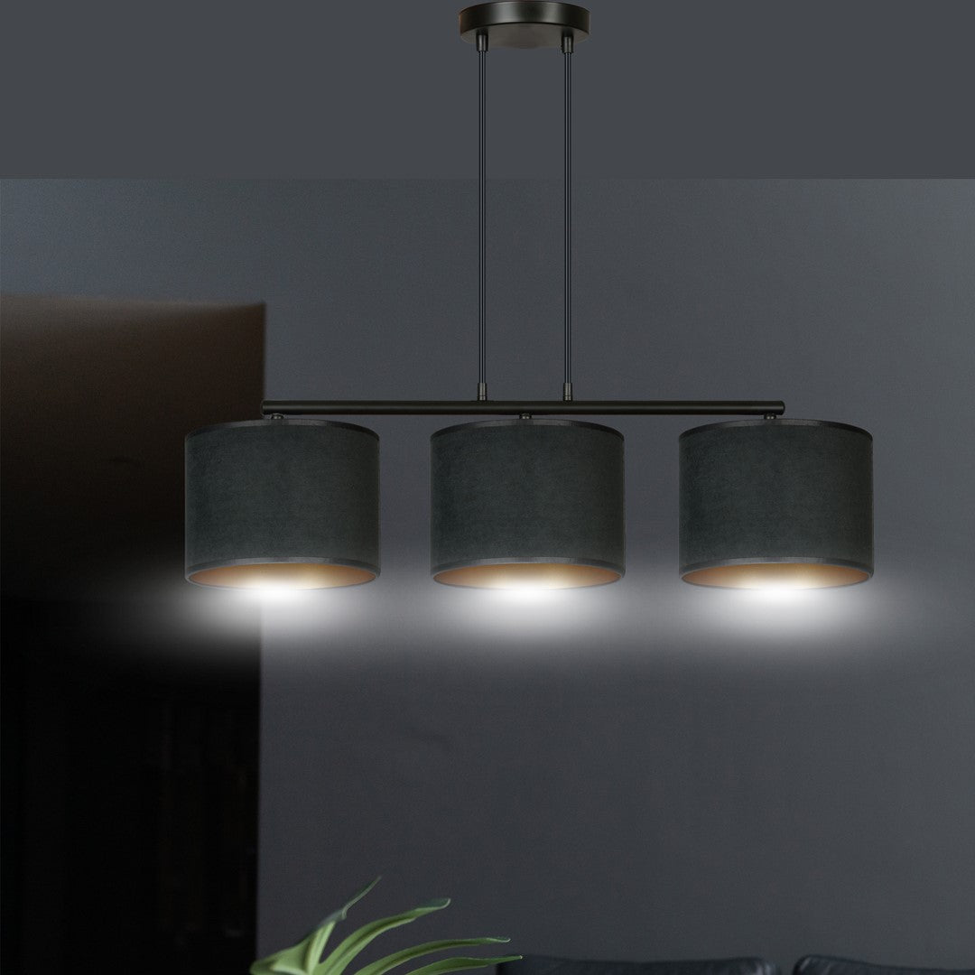 Droppery HILDE 3 BL ZWART - Home & Garden > Lighting > Lamps