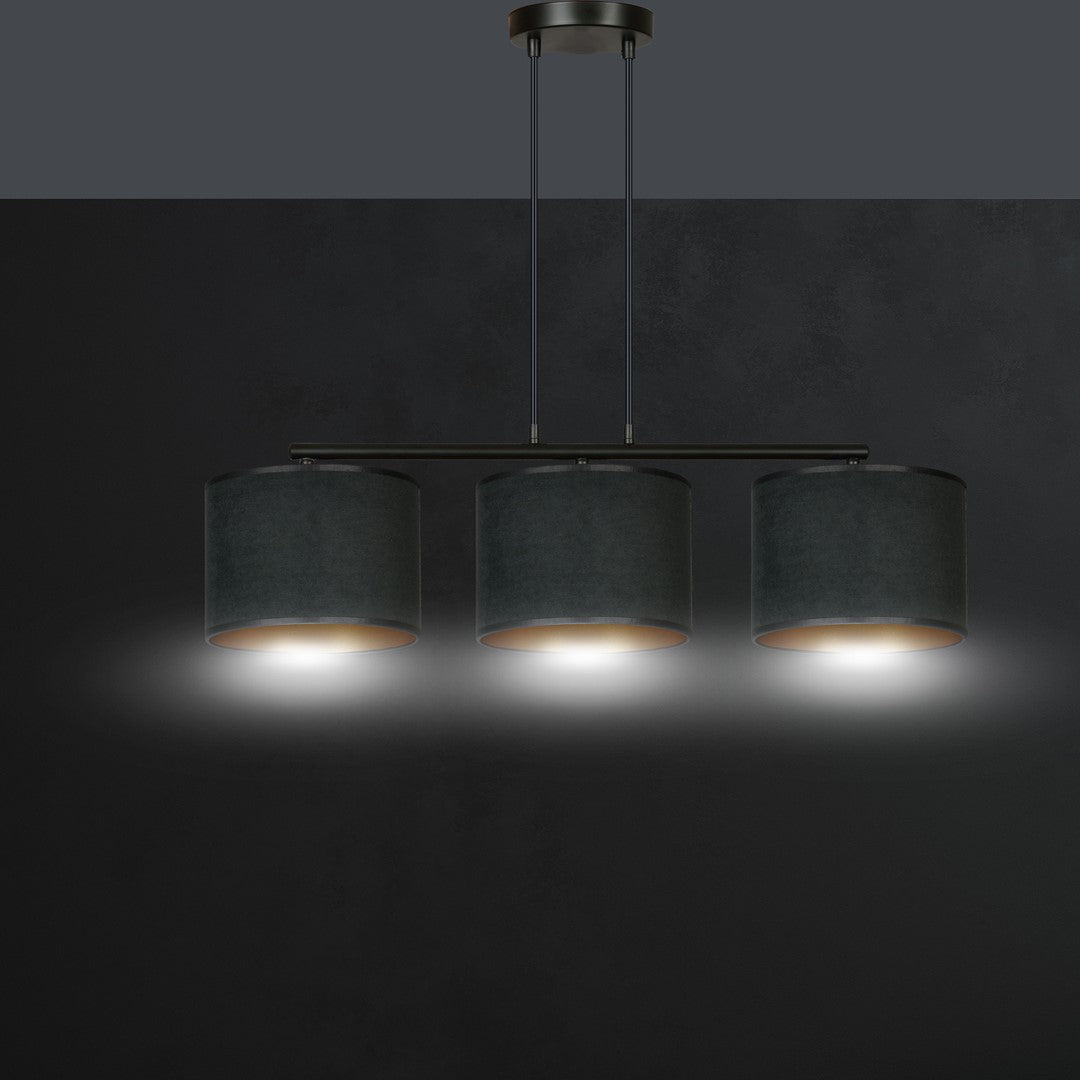 Droppery HILDE 3 BL ZWART - Home & Garden > Lighting > Lamps
