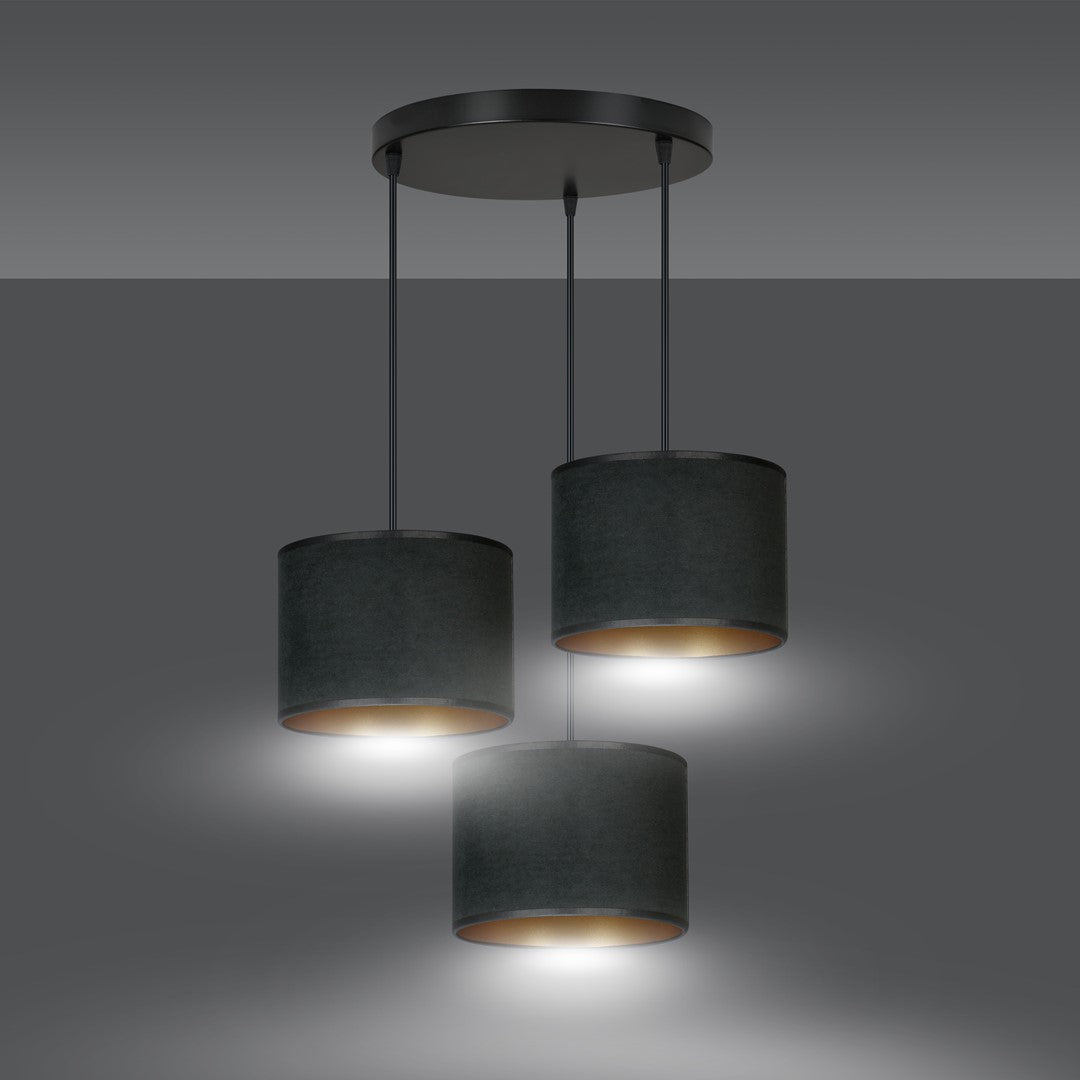Droppery HILDE 3 BL PREMIUM ZWART - Home & Garden > Lighting > Lamps