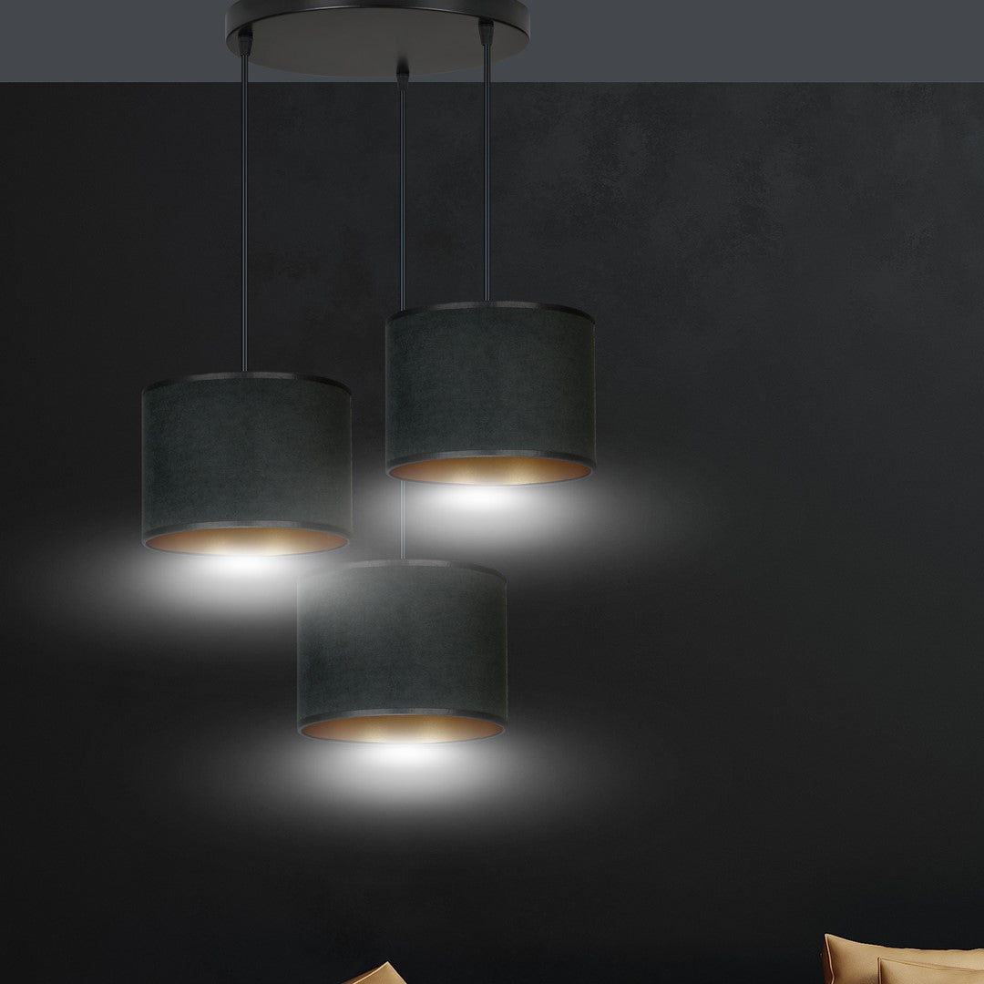 Droppery HILDE 3 BL PREMIUM ZWART - Home & Garden > Lighting > Lamps