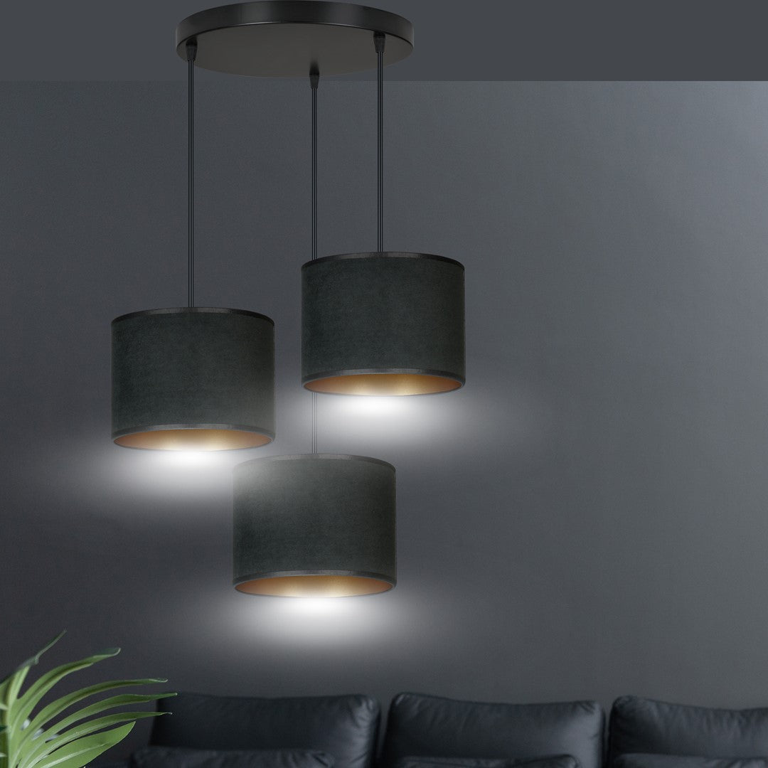 Droppery HILDE 3 BL PREMIUM ZWART - Home & Garden > Lighting > Lamps