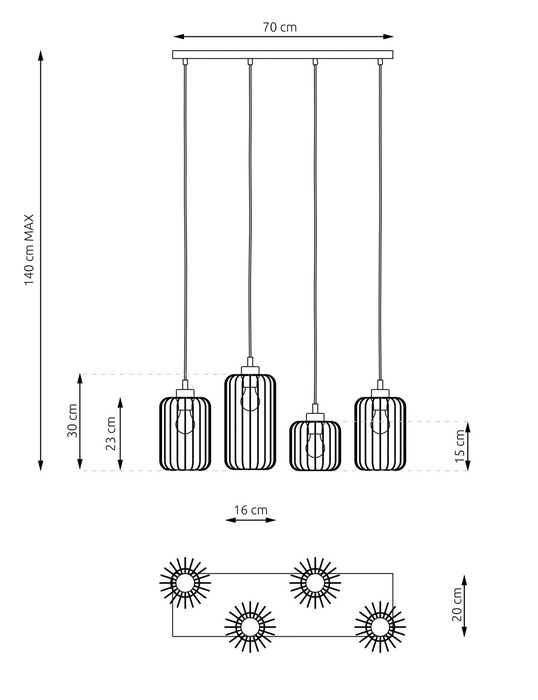 Droppery VANDER 4 BL Goud -